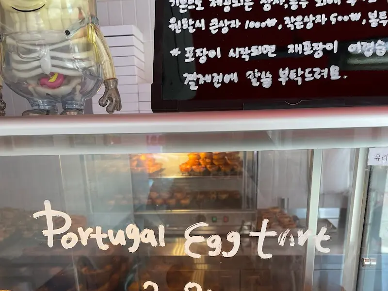 쇼케이스 앞 장식