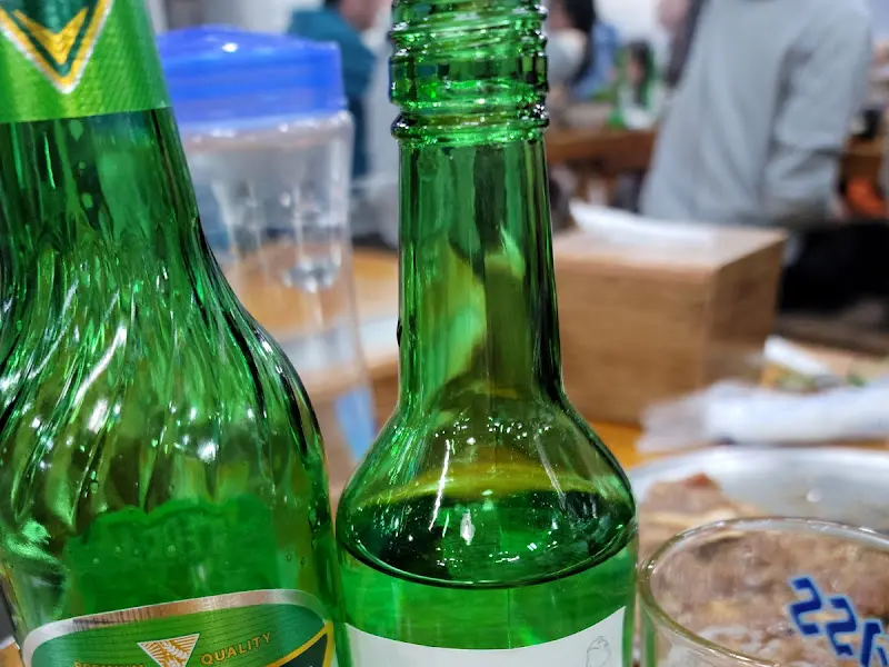 시원한 소주 한 잔