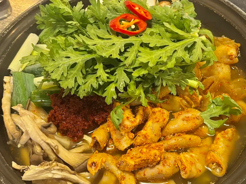 세아식당 곱창전골 재료