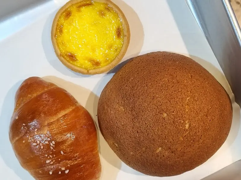 에그타르트, 메론빵, 소금빵