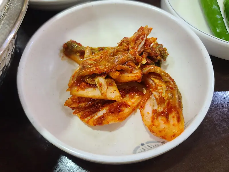 갓 담근 배추김치