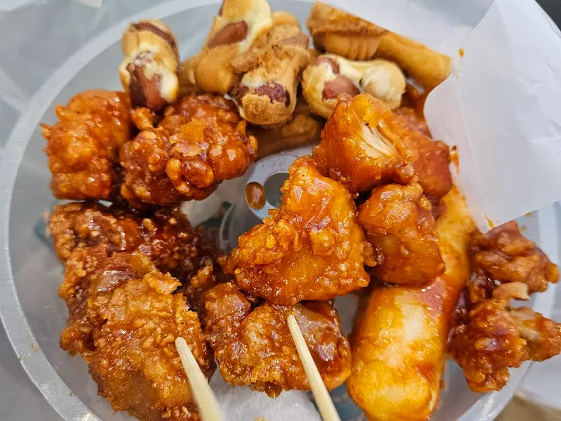 빠르쥬 닭강정 & 땅콩빵