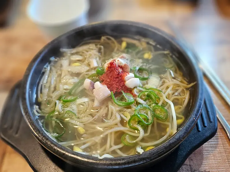 콩나물 해장국 항공 샷