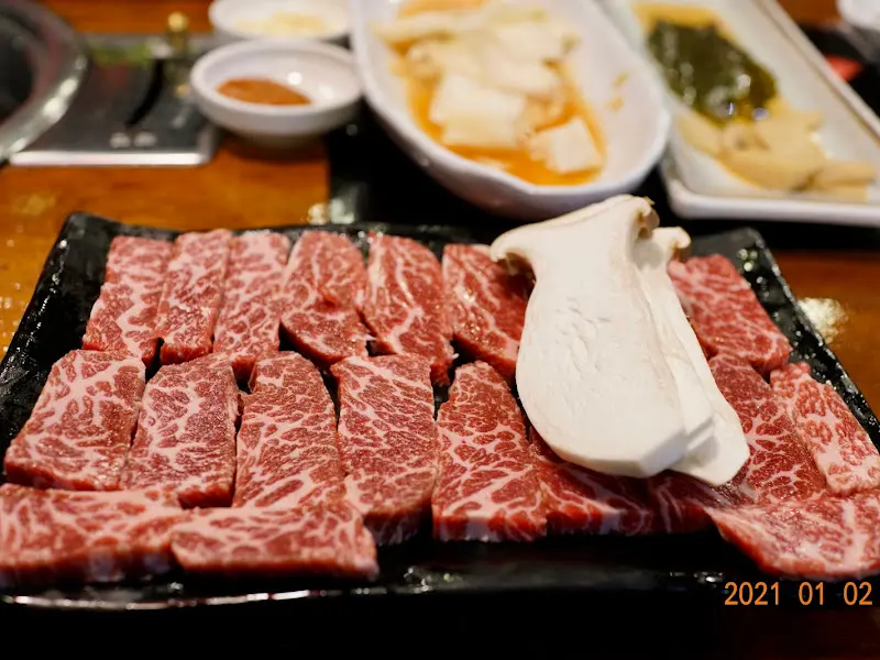 돼지갈비 한 상 차림