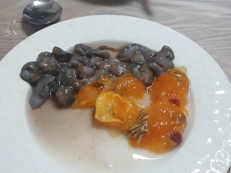 신선한 해산물 모듬