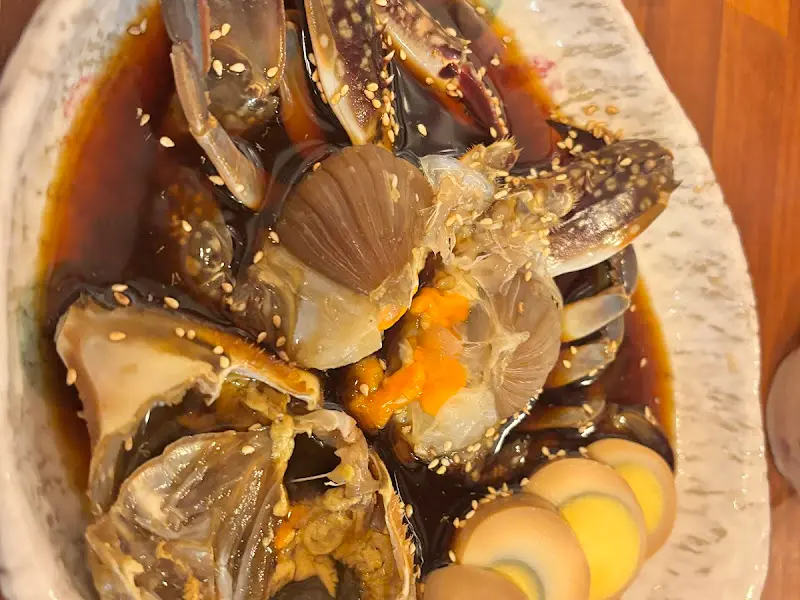 간장게장의 클로즈업 사진