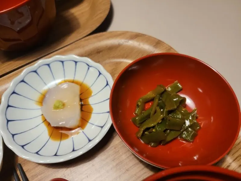 정갈한 곁들임 찬