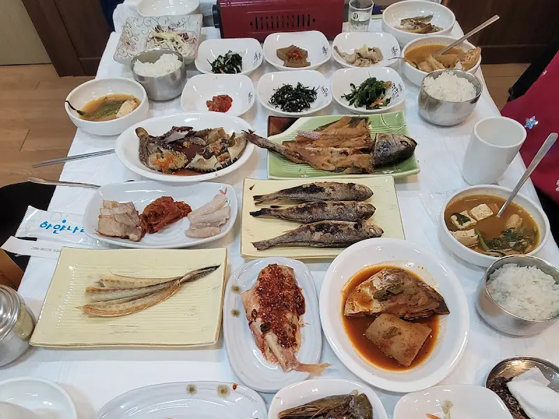 굴비정식 한상차림