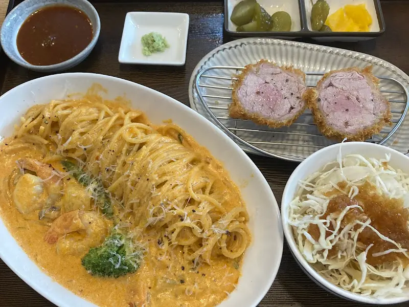 돈까스와 파스타