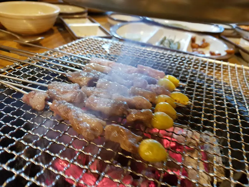 양갈비와 촌국수