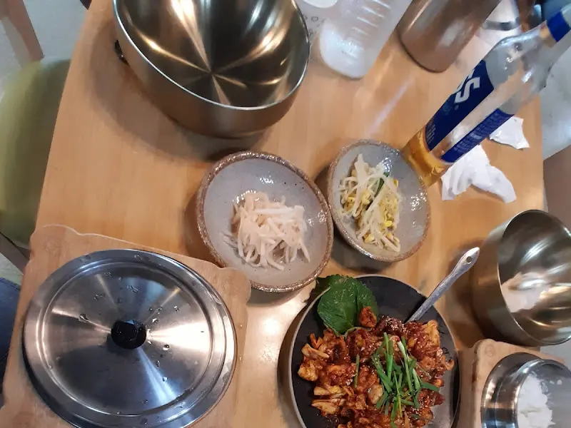 쭈꾸미와 소주 한 잔