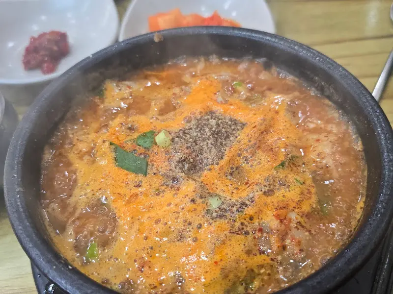 순대국밥 클로즈업