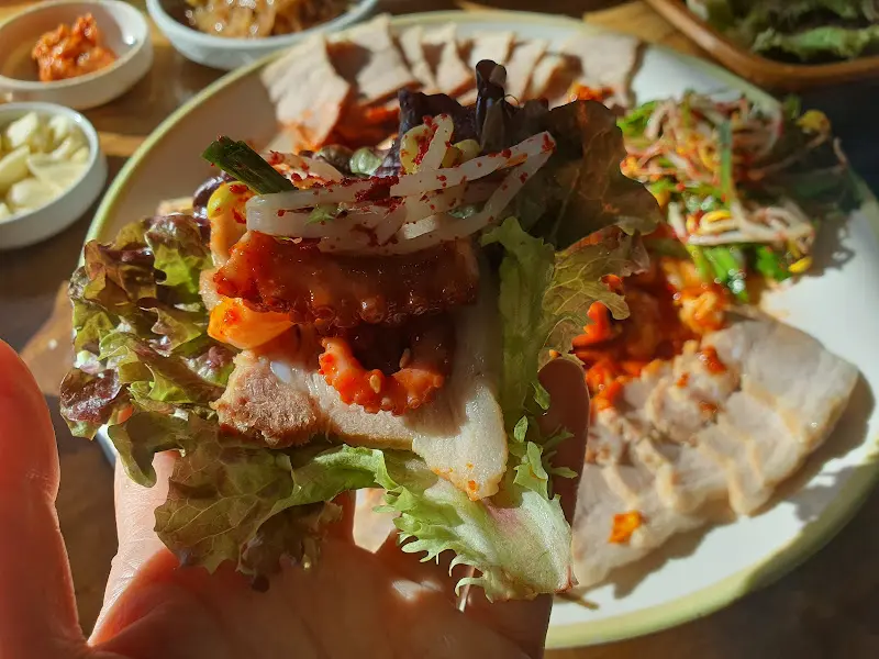 무한낙지 낙지보쌈 쌈샷