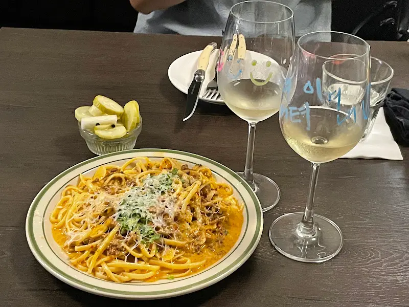 와인과 라구 파스타