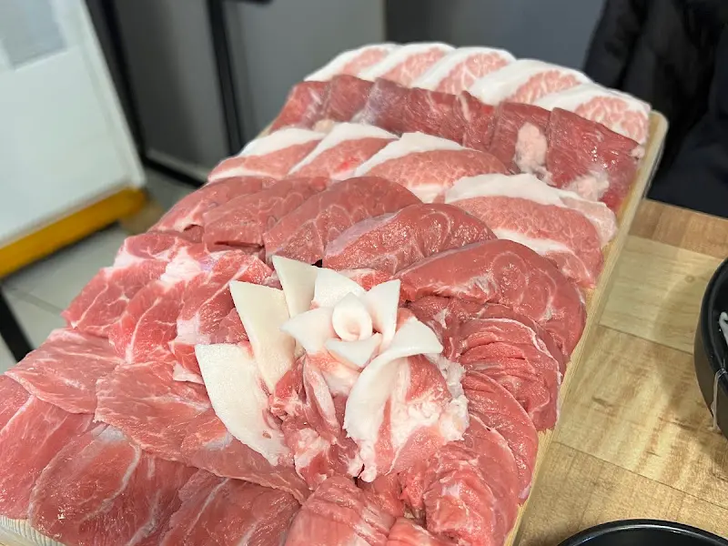 흑돼지 모둠 스페셜 근접샷