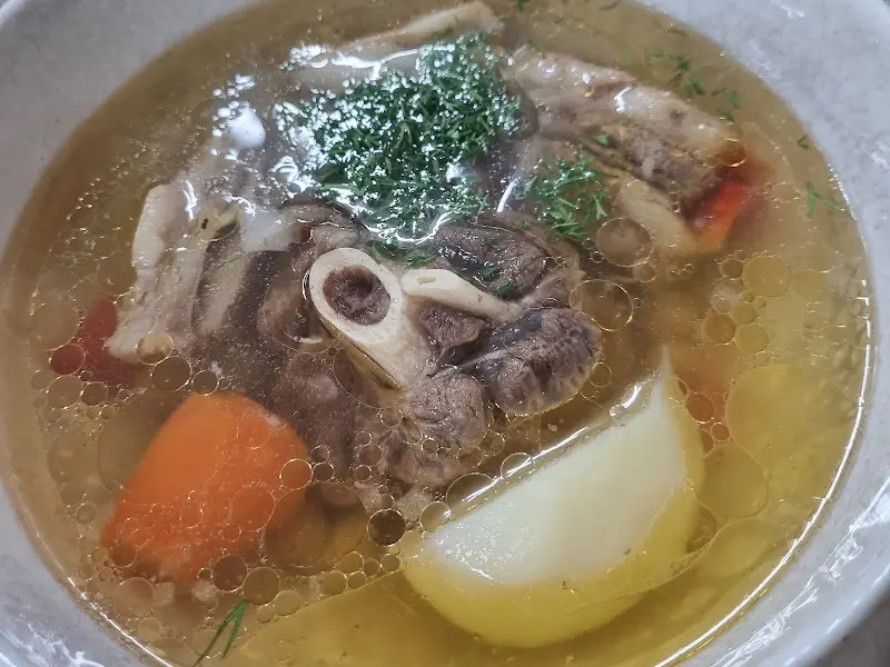 양고기 스프의 자태