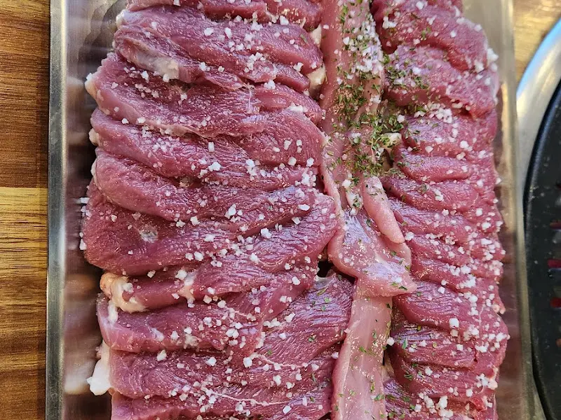 신선한 오리 로스