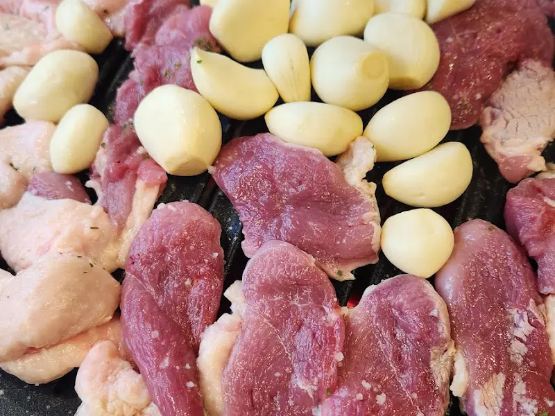 오리와 마늘의 조화