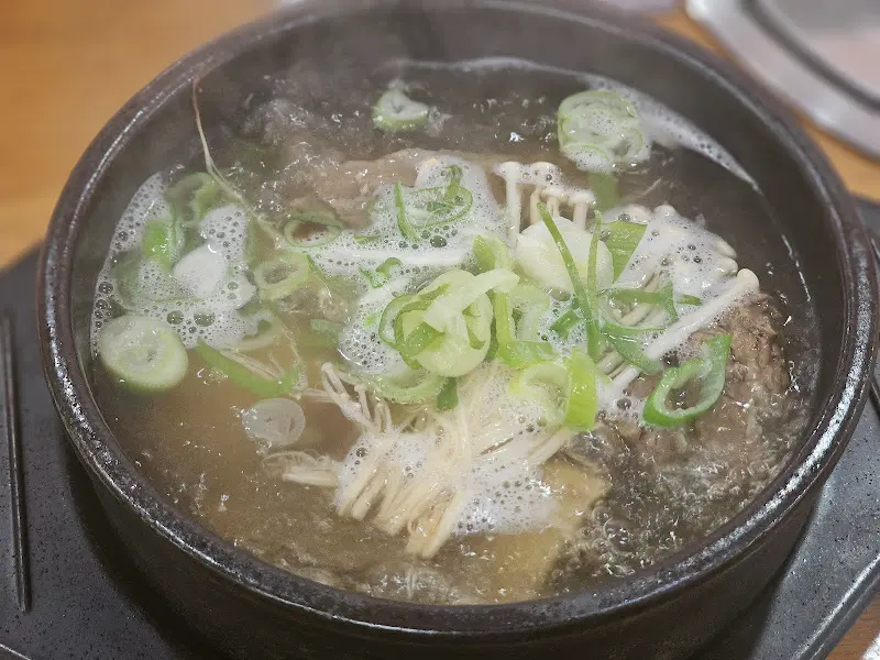 갈비탕 확대샷
