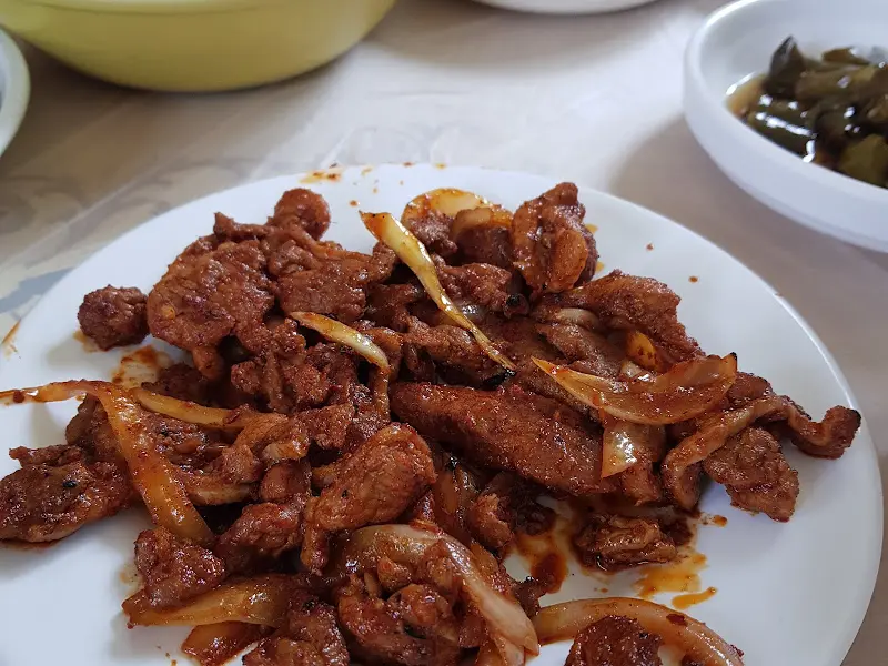 매콤달콤한 양념이 쏙 밴 염소불고기