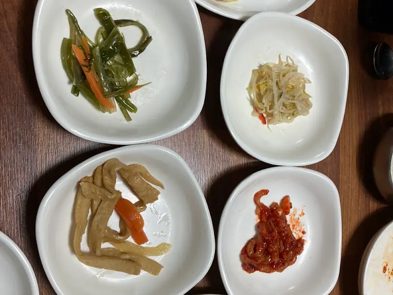 밑반찬 클로즈업