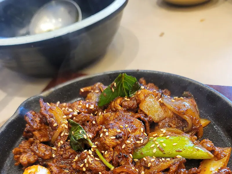 불향 가득한 제육볶음의 클로즈업