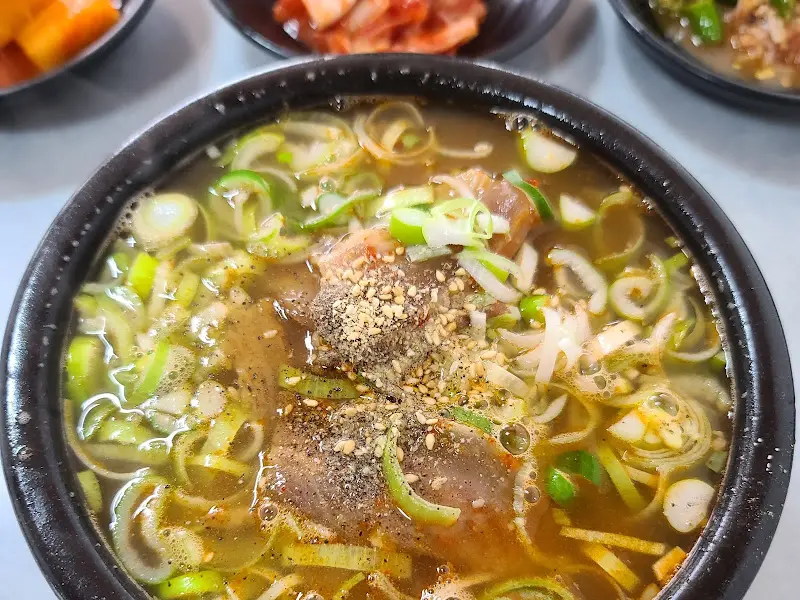소머리국밥 근접샷