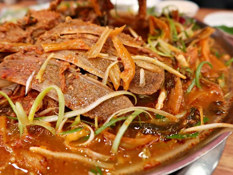 고기와 우거지의 환상적인 조합