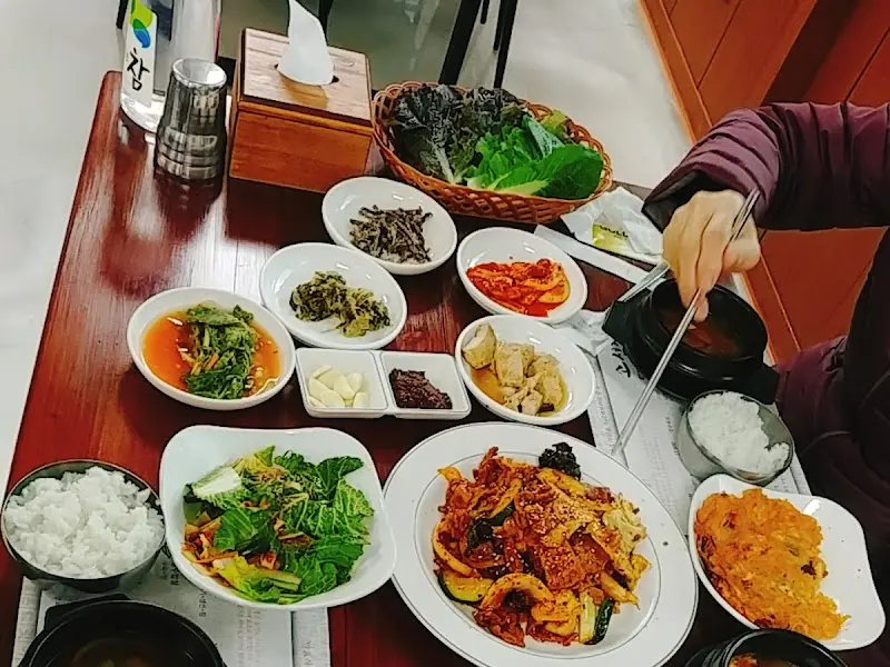 푸짐한 장수밥상 한 상 차림