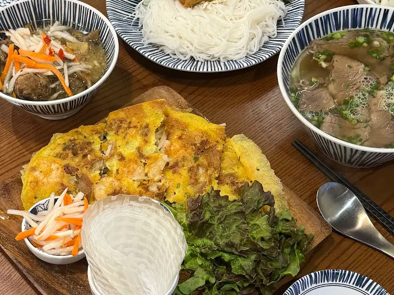 반쎄오, 쌀국수, 분짜 세트