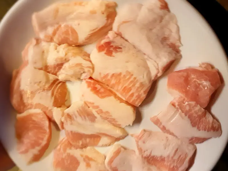 싱싱한 돼지고기