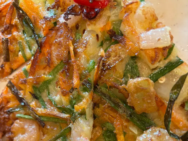 파전 확대 사진