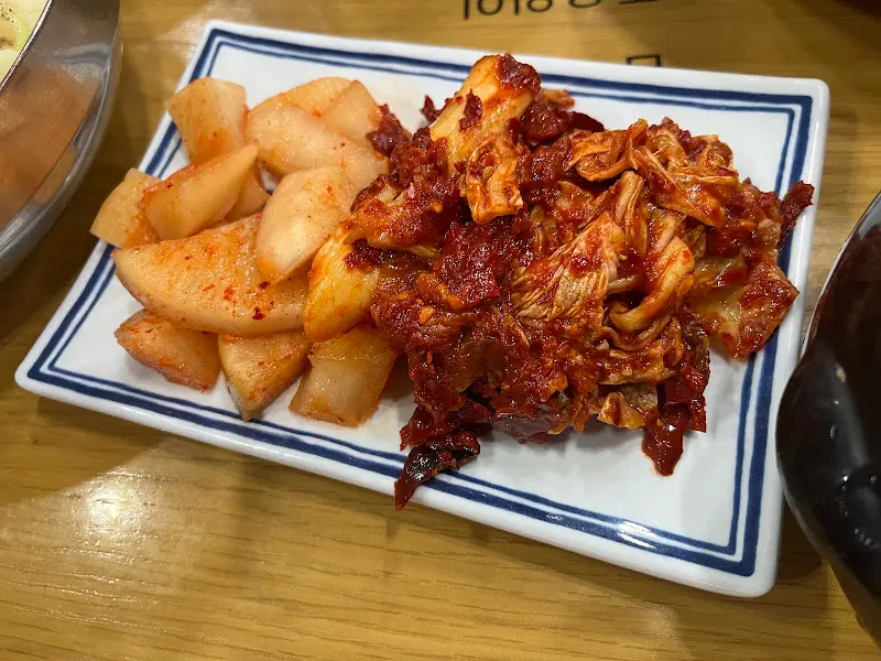 배추김치와 깍두기