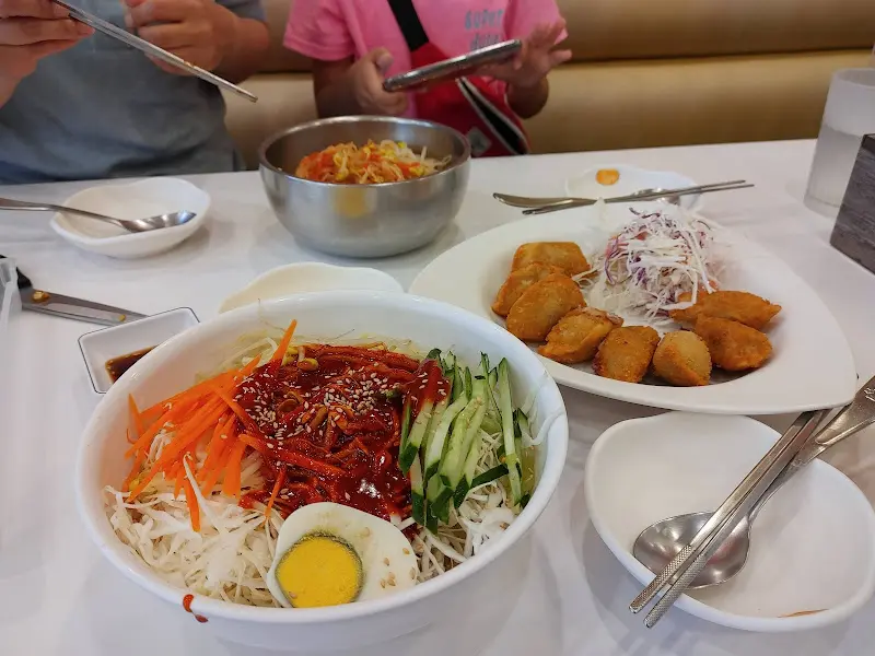 신포우리식품 쫄면과 튀김 만두