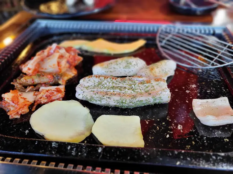 불판 위의 향연