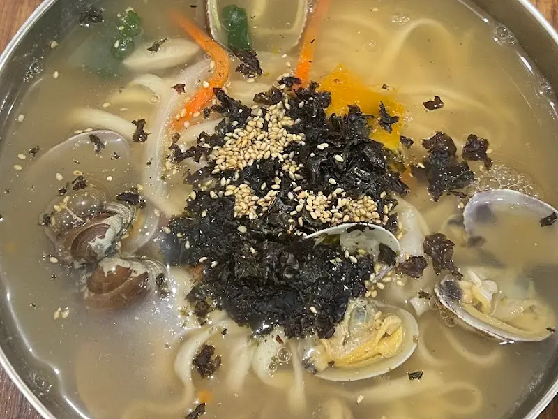 바지락칼국수