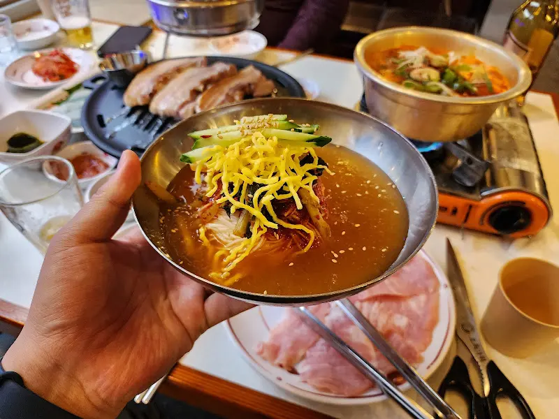 김치말이 국수