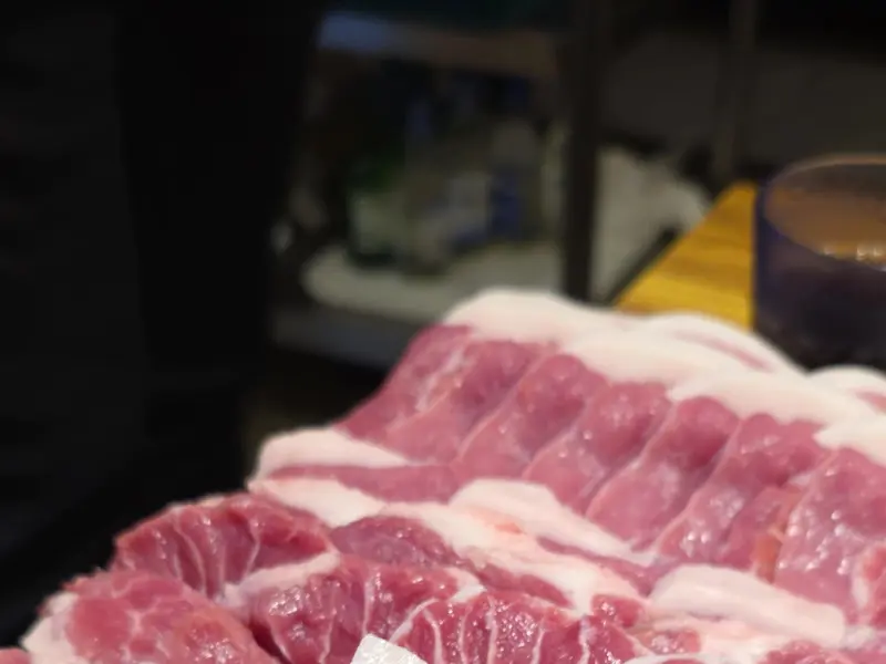 돼지고기 모듬 한상차림