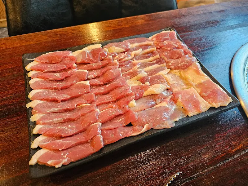 신선한 오리고기의 자태