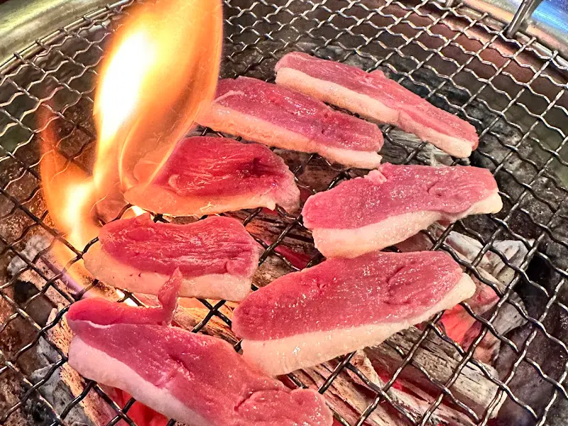 숯불 오리고기