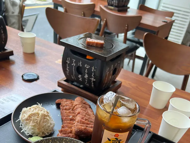 개인 화로와 규카츠