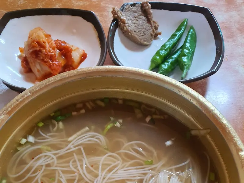 멸치국수 클로즈업