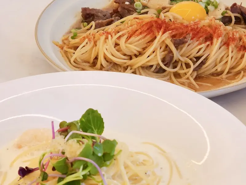 새우날치알크림파스타 비주얼