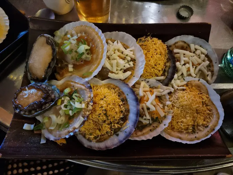 조개구이 세트 비주얼