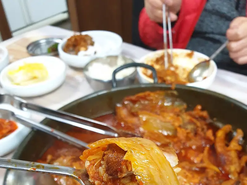 묵은지 닭도리탕 먹방
