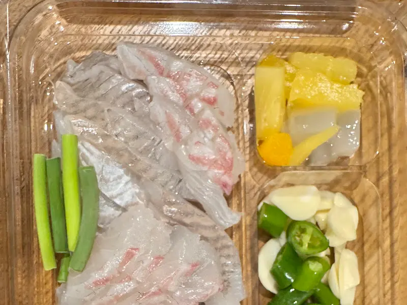 모듬회 근접 촬영