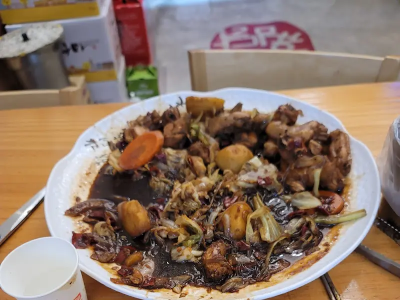 찜닭의 푸짐한 양