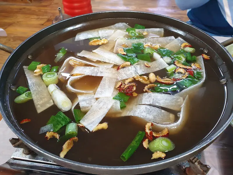 연포탕 한 상 차림