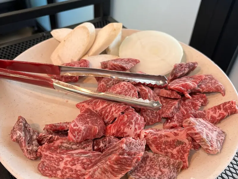 꽃살의 아름다운 마블링