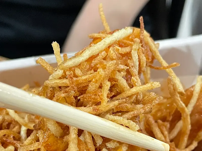 감자채 클로즈업